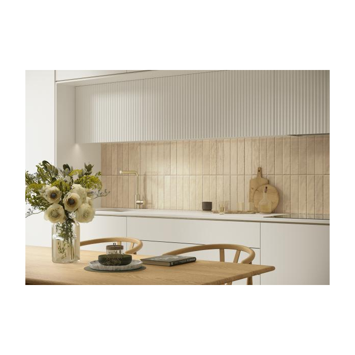 Monpelli Mix White Cegiełka Struktura Połysk 6,5x29,8 Paradyż